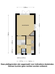 Plattegrond Leeuwenbekstraat 5 ALKMAAR