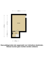 Plattegrond Leeuwenbekstraat 5 ALKMAAR