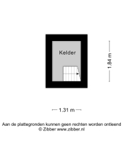 Plattegrond Houtsagersstrjitte 4 BURGUM