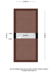 Plattegrond Houtsagersstrjitte 4 BURGUM