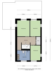 Plattegrond Maatkampsweg 40 BORNERBROEK