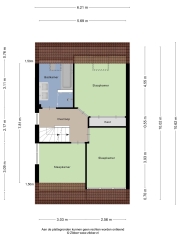 Plattegrond D. Huijser van Reenenstraat 14 DOKKUM