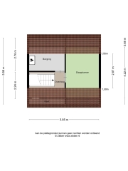 Plattegrond D. Huijser van Reenenstraat 14 DOKKUM