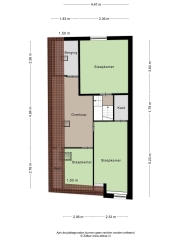 Plattegrond Adastraat 39 ALMELO