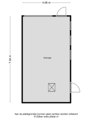 Plattegrond Kapittelhuisstraat 3 ALBERGEN