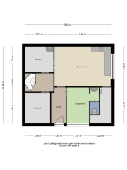 Plattegrond Kapittelhuisstraat 3 ALBERGEN