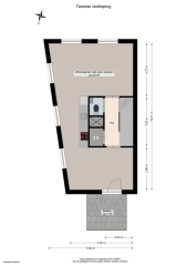 Plattegrond Grunostraat 83 GRONINGEN