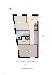 Plattegrond Grunostraat 83 GRONINGEN