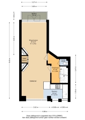 Plattegrond Singelweg 76 a GRONINGEN