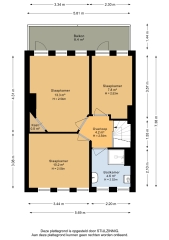 Plattegrond Singelweg 76 a GRONINGEN