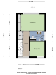 Plattegrond Jacob van Lennepstraat 27 ENSCHEDE