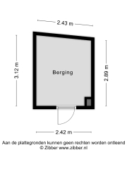Plattegrond De Klomp 22 ENSCHEDE