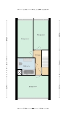 Plattegrond Oberonlaan 6 HELMOND