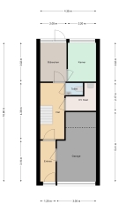 Plattegrond Oberonlaan 6 HELMOND