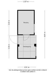 Plattegrond Schultinghstraat 51 EINDHOVEN
