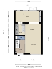 Plattegrond Marinastraat 13 UDEN