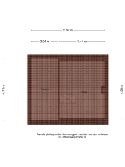 Plattegrond Marinastraat 13 UDEN
