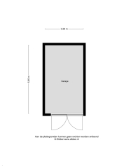 Plattegrond Dorpsstraat 21 VRIESCHELOO