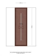 Plattegrond Huningahof 4 OOSTWOLD