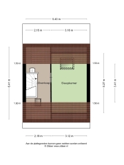 Plattegrond De Buizerd 40 ALMELO