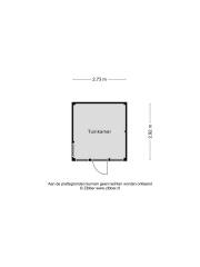 Plattegrond Ds.Talmastraat 4 WOLVEGA