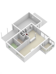 Plattegrond De Kievit 5 VRIEZENVEEN