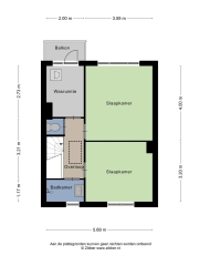Plattegrond Haaksbergerstraat 415 ENSCHEDE