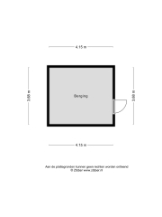 Plattegrond Juan Grisstraat 38 ALMERE