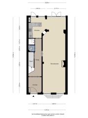 Plattegrond Koninginneweg 77 HAARLEM
