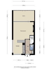 Plattegrond Esmarkelaan 484 ENSCHEDE