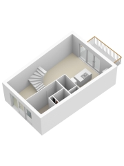 Plattegrond Lucky Lukestraat 55 ALMERE