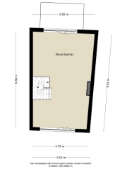 Plattegrond Lucky Lukestraat 55 ALMERE