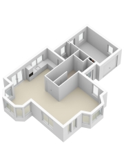 Plattegrond It Heideloantsje 40 SWEAGERBOSK