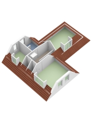 Plattegrond It Heideloantsje 40 SWEAGERBOSK