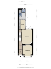Plattegrond Cornelis Speelmanstraat 43 ENSCHEDE