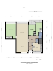 Plattegrond Professor Cobbenhagenlaan 162 TILBURG