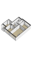 Plattegrond Diepenbrocklaan 18 LEIDEN