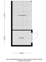 Plattegrond D. Huijser van Reenenstraat 14 DOKKUM