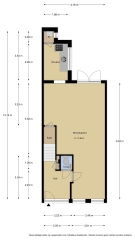 Plattegrond Koningstraat 24 LEIDEN