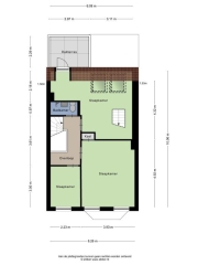 Plattegrond Koninginneweg 77 HAARLEM