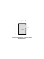 Plattegrond De Punter 61 HOOGEVEEN