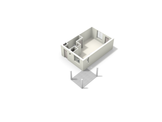 Plattegrond De Punter 61 HOOGEVEEN