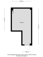 Plattegrond Kerkstraat 29 f ZEELAND