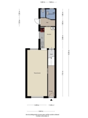Plattegrond Deken Sandersstraat 11 TILBURG