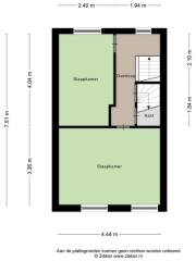Plattegrond Deken Sandersstraat 11 TILBURG