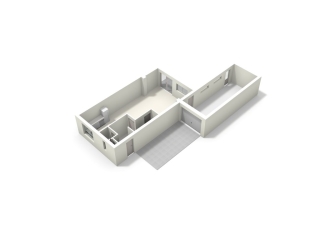 Plattegrond Rozemarijn 35 OOST WEST EN MIDDELBEERS