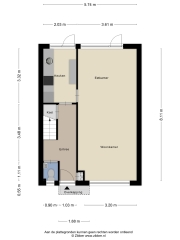Plattegrond Grimberglaan 21 ALMELO