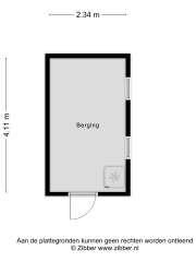 Plattegrond Grimberglaan 21 ALMELO