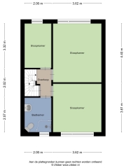 Plattegrond Grimberglaan 21 ALMELO