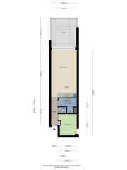 Plattegrond Prins Bernhardstraat 58 HILVERSUM